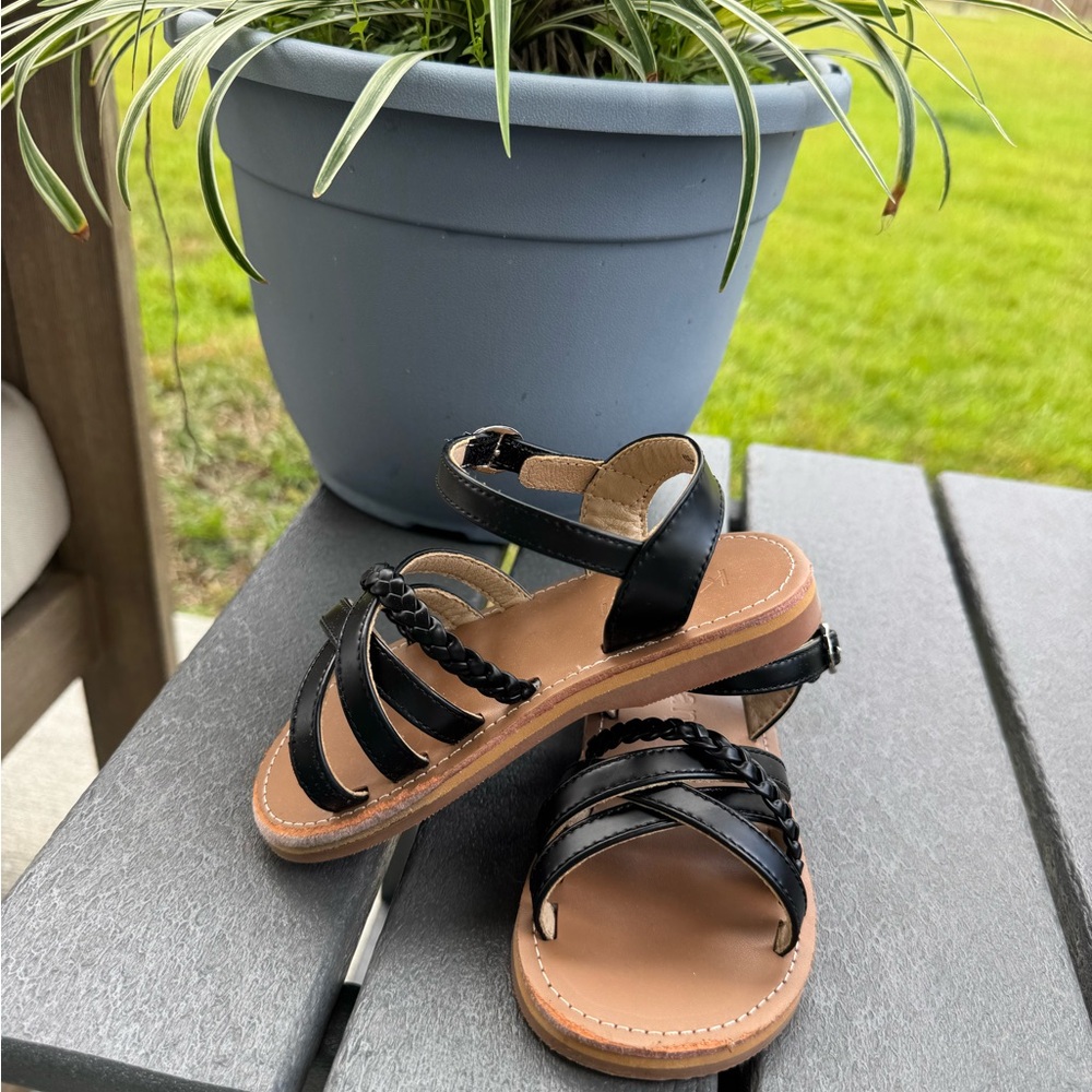 Black Strappy Sandals